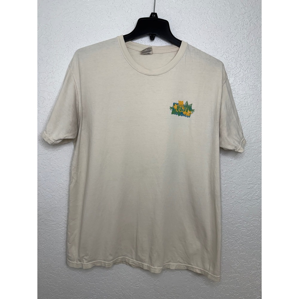 Comfort Colors Phi Gamma Delta FIJI Island Week 2021 Tiki T-Shirt XL Ivory Mens